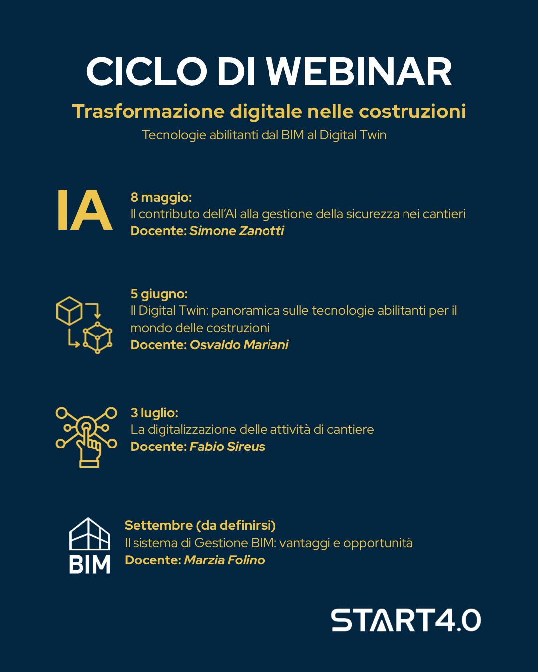 Ciclo di webinar Ciclo di webinar