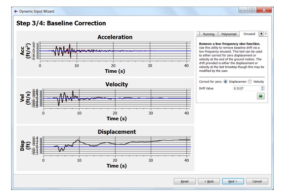 baseline correction