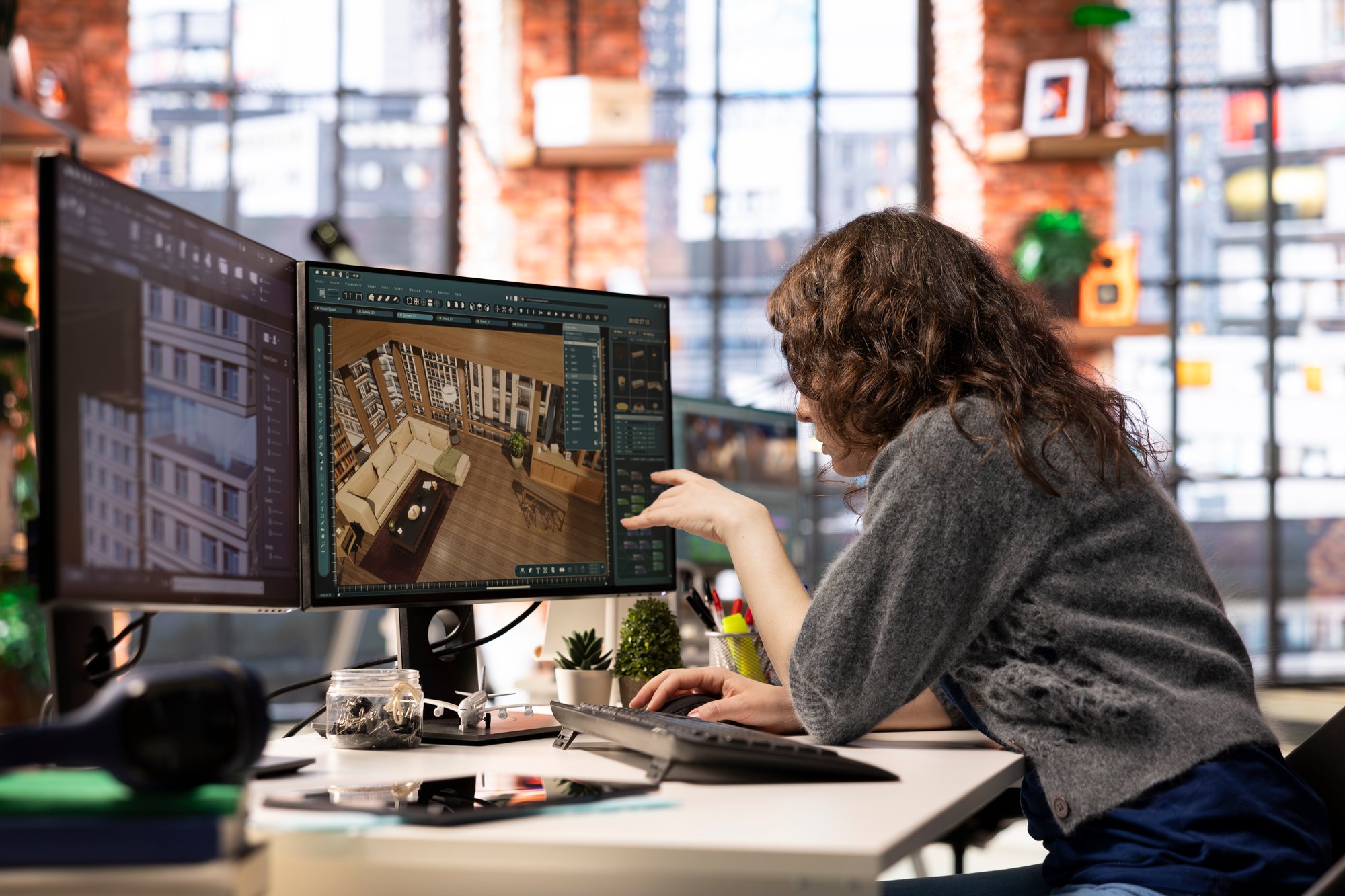 il-progettista-interagisce-con-la-tecnologia-digitale-per-produrre-un-set-domestico-virtuale