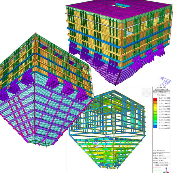 MidasModelCompetition - Scola Ingegneria – Lecco Ing M Scola Modellazione e analisi di un silo di stoccaggio per biomasse