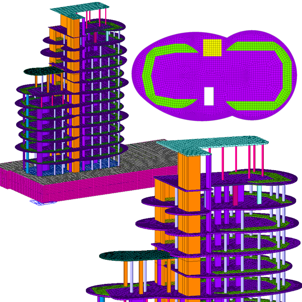 MidasModelCompetition - Studio Ing De Luna Vito – Milano, Ing. V. De Luna Progetto nuovo edificio (Milano)