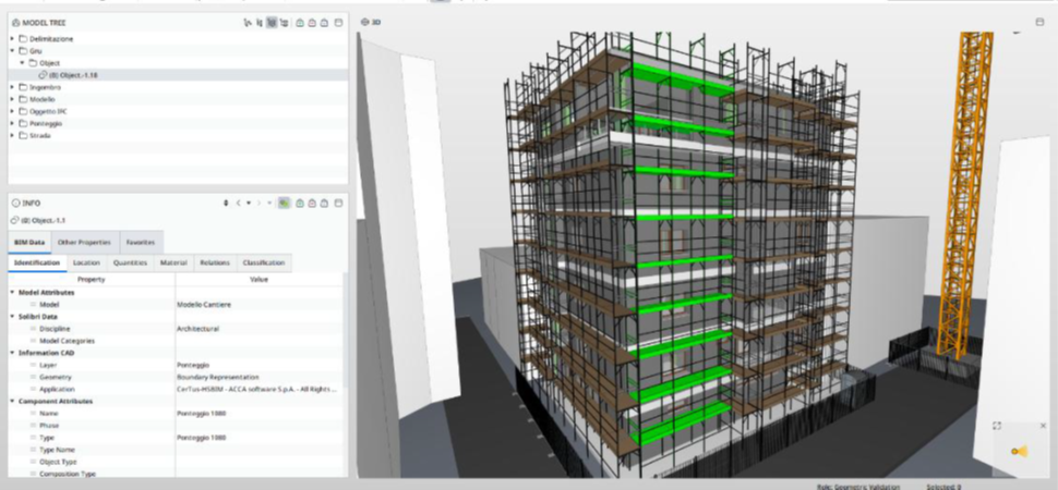 L'approccio BIM per la gestione delle attività costruttive nel cantiere edile 